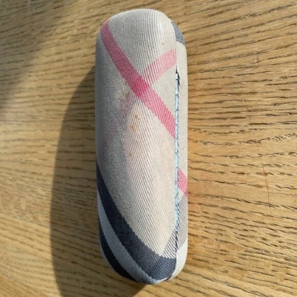 Vtg. BURBERRY WOMEN’S EYEGLASSES FRAME + CASE Havana Brown Tortoise - Picture 15 of 16